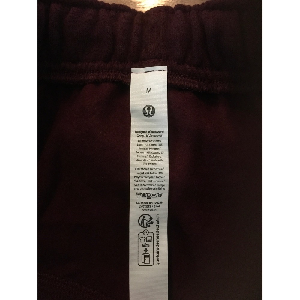 Lululemon Scuba Mid-Rise Oversized Short 7 Fleece LW7DETS women M - Picture 6 of 7
